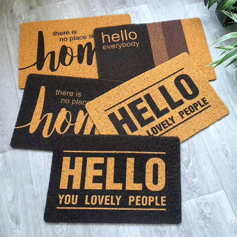 Custom nonslip entrance coconut shell door mat Door Mat Manufacturers