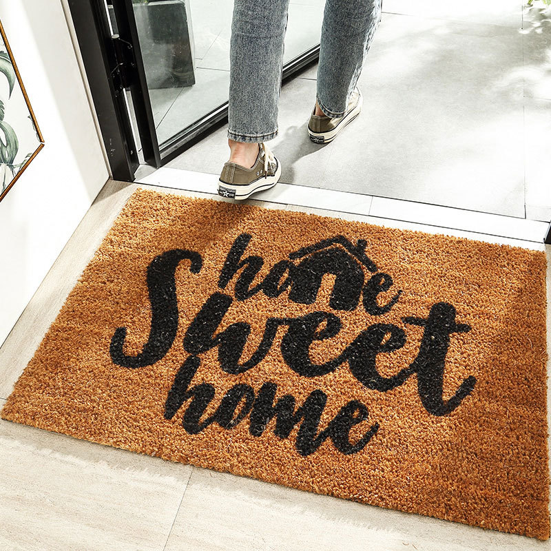 Wholesale outdoor entrance pure coconut palm doormat Door Mat