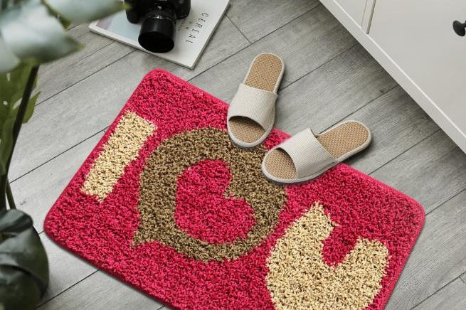 Absorbent non-slip foot door mat (1)