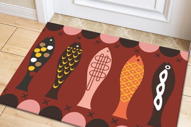 Cartoon Home Kitchen Bathroom Door Mat (2)