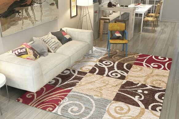 Modern minimalist living room carpet (1)