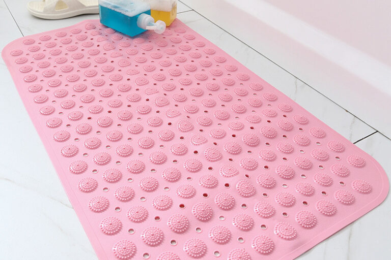 Household Solid Color Bathroom Non-Slip Mat (5)