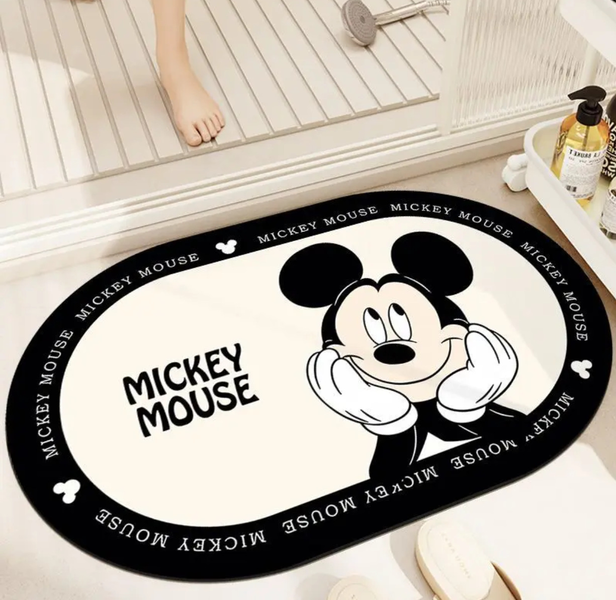 Diatomaceous Rubber Soft Bath Mat Absorbent Non-Slip Entrance Door Carpet (4) Diatomaceous Rubber Soft Absorbent Non-Slip Bathroom and Entrance Mat