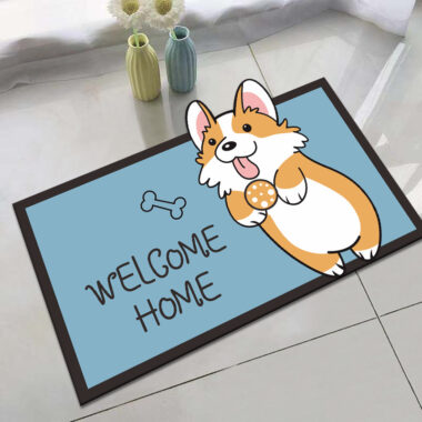 Custom Cartoon Shaped Door Mat for Kids, Indoor Use, Non-Slip Bathroom and Living Room Mat