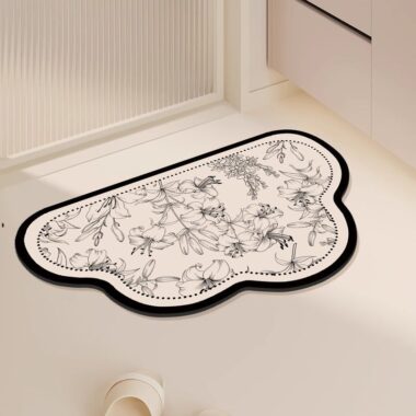 Non-Slip Gradient Coir Door Mat for Entryway Dirt Scraping