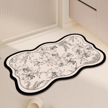 Non-Slip Gradient Coir Door Mat for Entryway Dirt Scraping