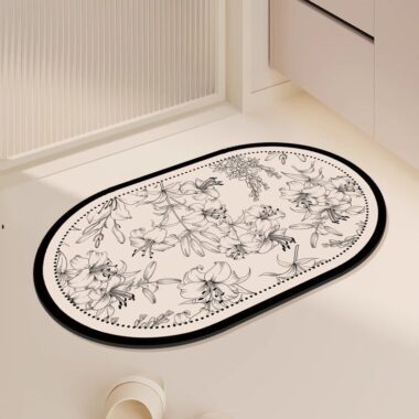 Non-Slip Gradient Coir Door Mat for Entryway Dirt Scraping