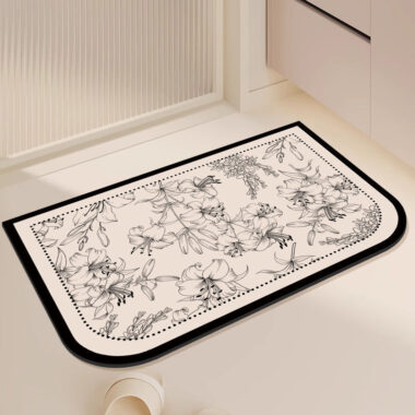 Non-Slip Gradient Coir Door Mat for Entryway Dirt Scraping