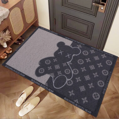 Non-Slip Home Entryway Door Mat with Coir Dirt Scraping Surface