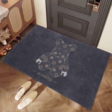Non-Slip Home Entryway Door Mat with Coir Dirt Scraping Surface