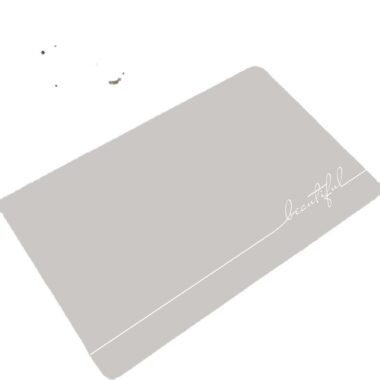 Minimalist Diatomaceous Earth Bathroom Mat Absorbent Toilet Door Mat