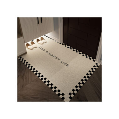 Modern Simple PVC Entrance Mat Durable and Wear-Resistant for Dirt Scraping Outdoor Use Customizable Size