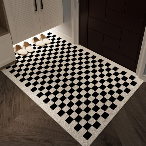Modern Simple PVC Entrance Mat Durable and Wear-Resistant for Dirt Scraping Outdoor Use Customizable Size