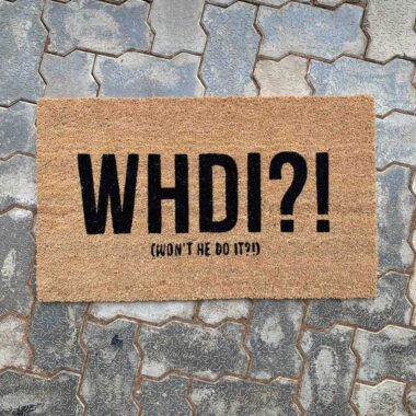 Natural Coir Fiber Outdoor Door Mat Non-Slip Doormat for Entryway