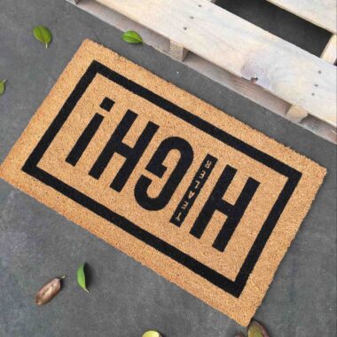 Natural Coir Fiber Outdoor Door Mat Non-Slip Doormat for Entryway