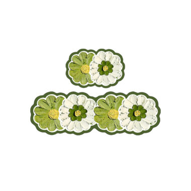Floral Oil Painting Kitchen Mat Water Absorbent Non-Slip Bathroom Rug