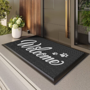 Non-Slip Outdoor Welcome Mat Waterproof and UV Resistant for Entryway