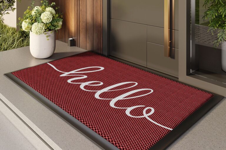 Non-Slip Outdoor Welcome Mat Waterproof and UV Resistant for Entryway