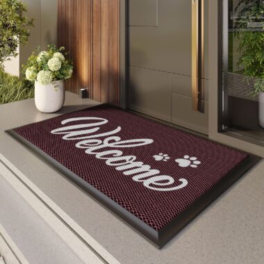 Non-Slip Outdoor Welcome Mat Waterproof and UV Resistant for Entryway