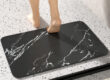 PU Leather Absorbent Fast-Dry Oil-Resistant Diatomaceous Bathroom Mat