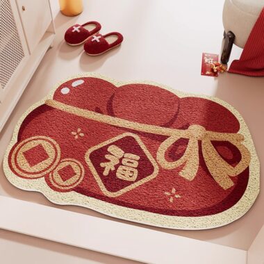 Safe Entry Tufted Pile Doormat Non-Slip Outdoor Entrance Mat for Home