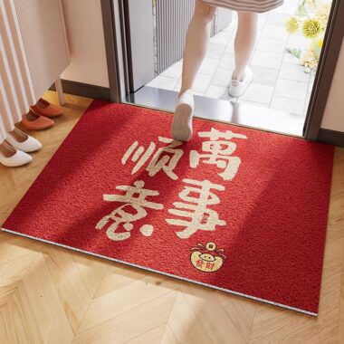 Safe Entry Tufted Pile Doormat Non-Slip Outdoor Entrance Mat for Home