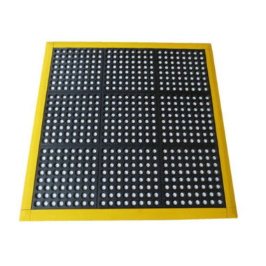 Hollow anti-slip rubber floor mat