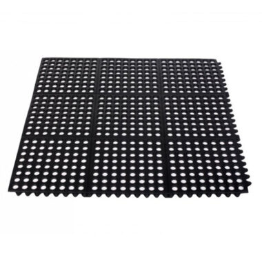 Hollow anti-slip rubber floor mat