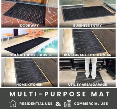 Bulk anti-slip rubber ute mat for kitchen