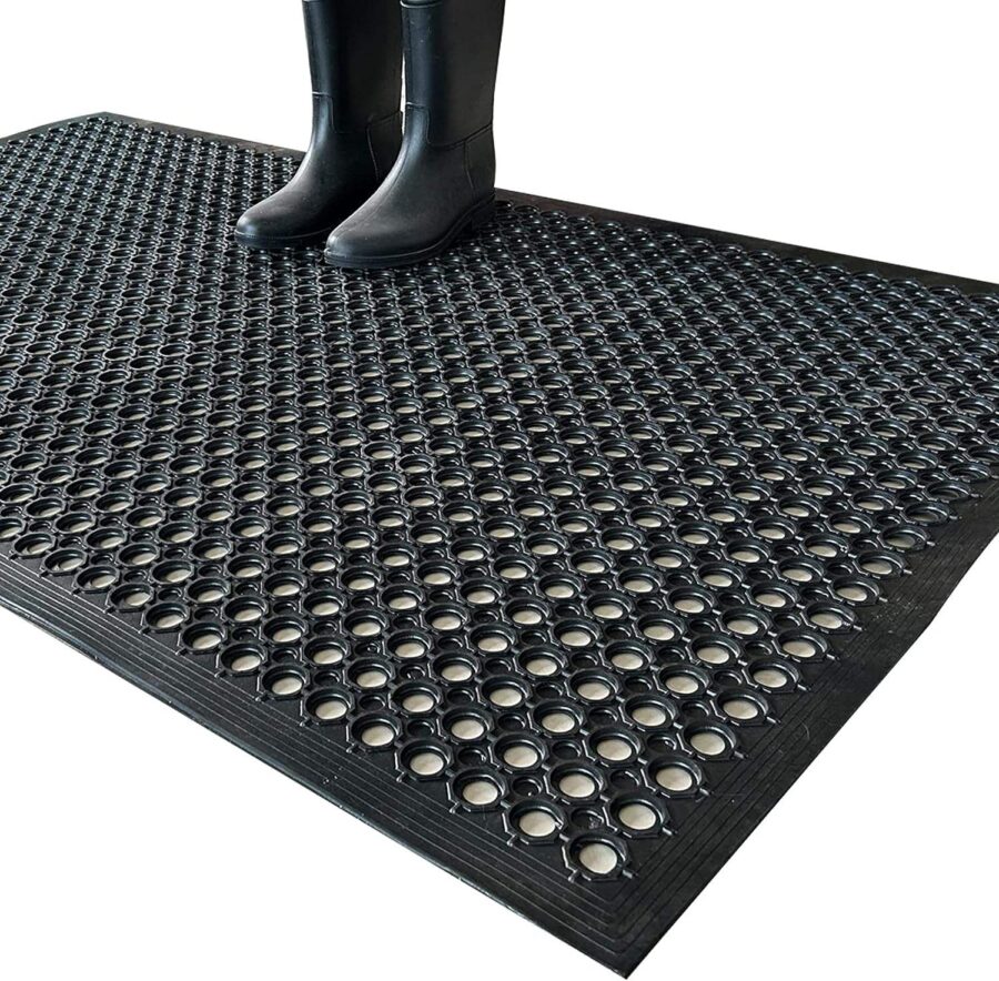 Non-slip rubber floor mats for restaurant