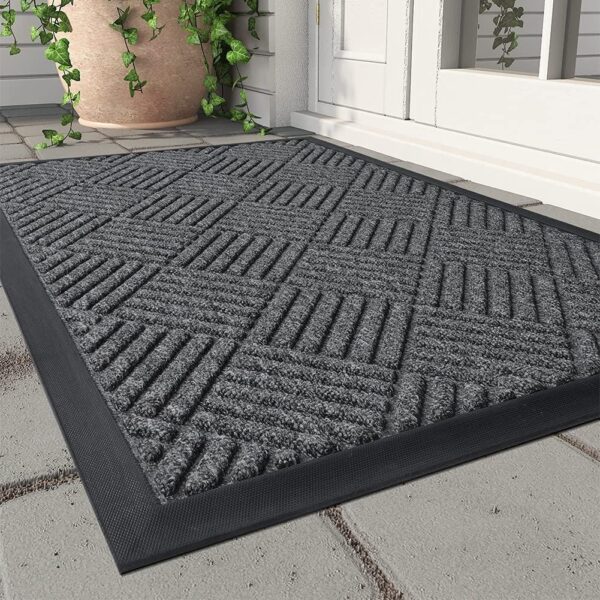 Commercial anti slip rubber doormat