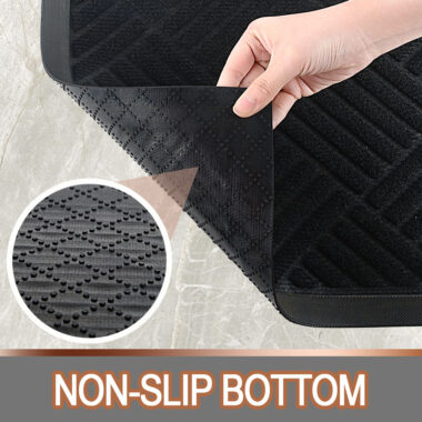 Commercial anti slip rubber doormat