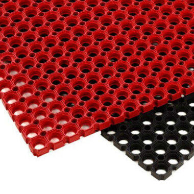 rubber kitchen floor mat with holes