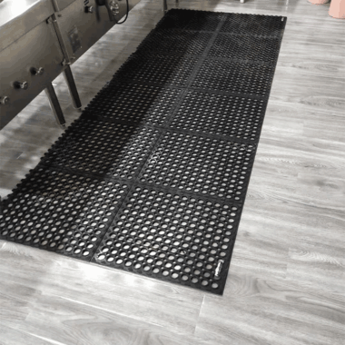 drainage rubber mat for industrial use