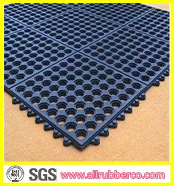 porous rubber anti-fatigue floor mat