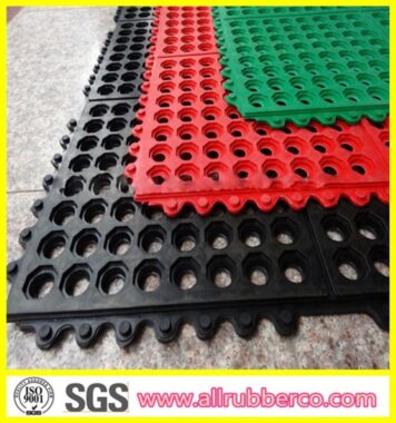 porous rubber anti-fatigue floor mat