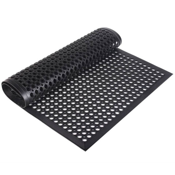 Anti fatigue rubber drainage mat