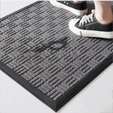 non slip rubber welcome door mat for indoor